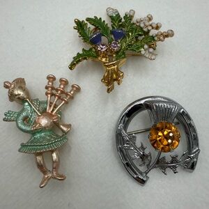 Vintage Scottish Brooches